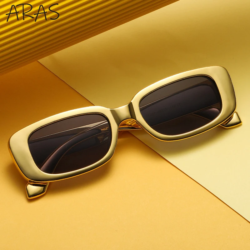 

Trend Rectangle Sunglasses Women Silver Mirror Shades Men Vintage Small Frame Square Sun Glasses Female Oculos De Sol Feminino