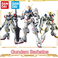 original bandai gundam action figure barbatos hg 1144 anime figure lupus battlogue form 6 assembly model kit toys for boys gift