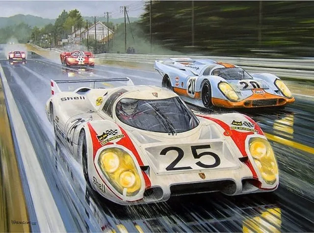 

Ретро плакаты с автомобилем WeiwoArt