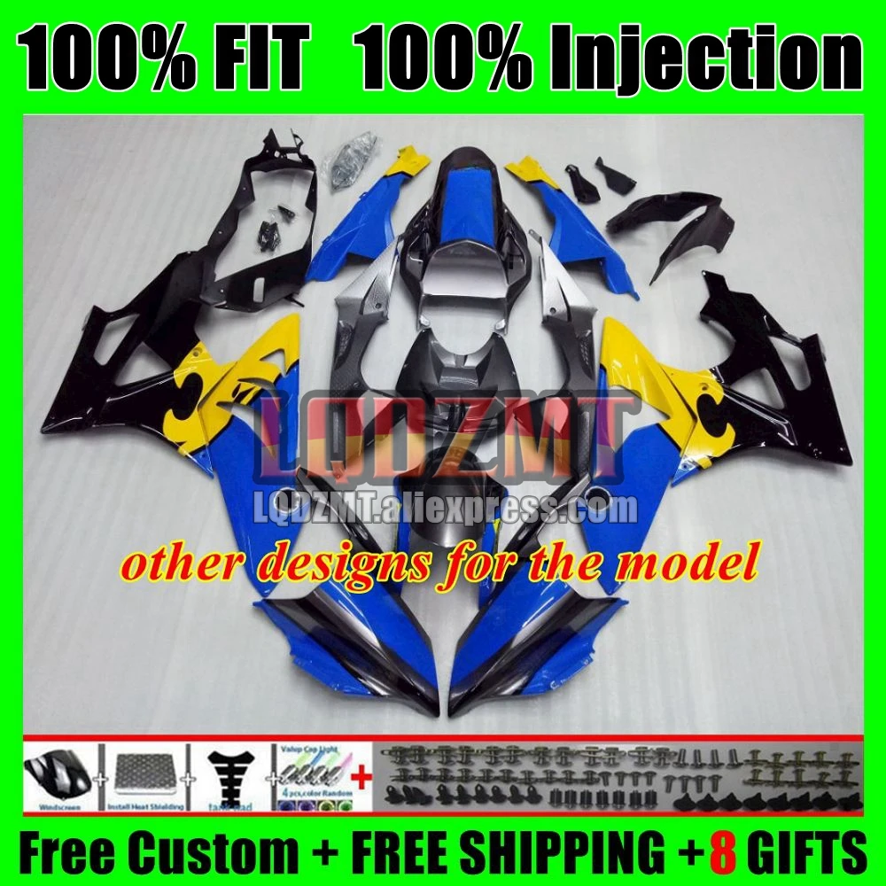 Корпус OEM для BMW S1000 S 1000 RR CC 1000RR 17-18 103No.66 1000CC в наличии синий S1000RR S1000-RR 17 18 2017 2018