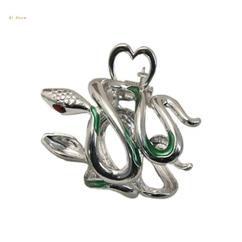 

Y2k Style Snake Shape Hair Claw for Girls Shinning Hairpin Teen Shower Hairpin