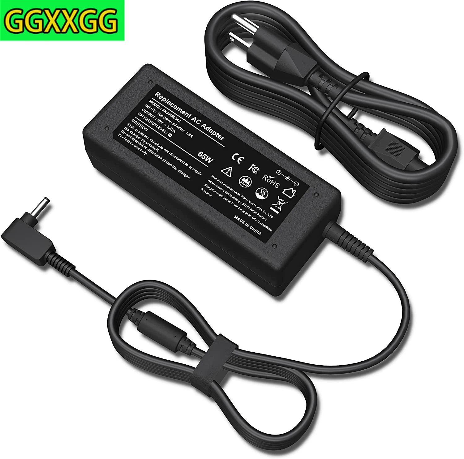 

Зарядное устройство для ноутбука Acer Spin S3 S7, 45 Вт, 19 в, 3,42 А, адаптер питания для Acer Chromebook 11, 13, 14, 15, 65 Вт, 19 в, 3,42 А переменного тока