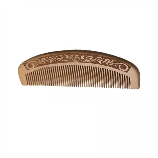 

2x Wooden Handmade Engraved Anti Massage Combs for Women Girls