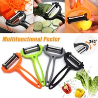 multifunctional 360 degree rotary kitchen tool vegetable fruit potato carrot peeler grater cutter slicer melon gadget