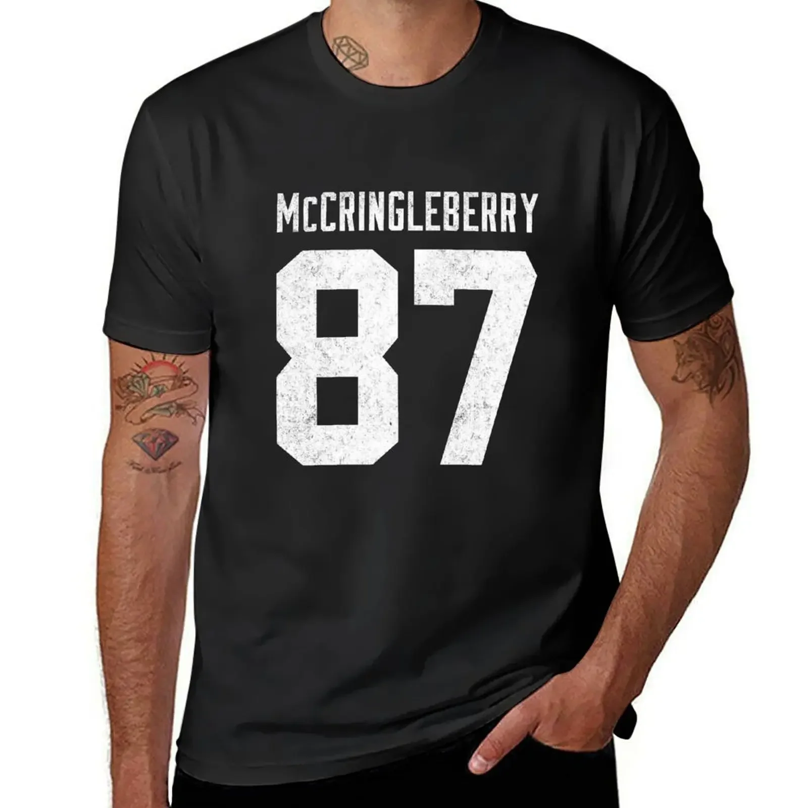 Футболка Hingle McCringleberry Мужская одежда черные Забавные футболки для мужчин