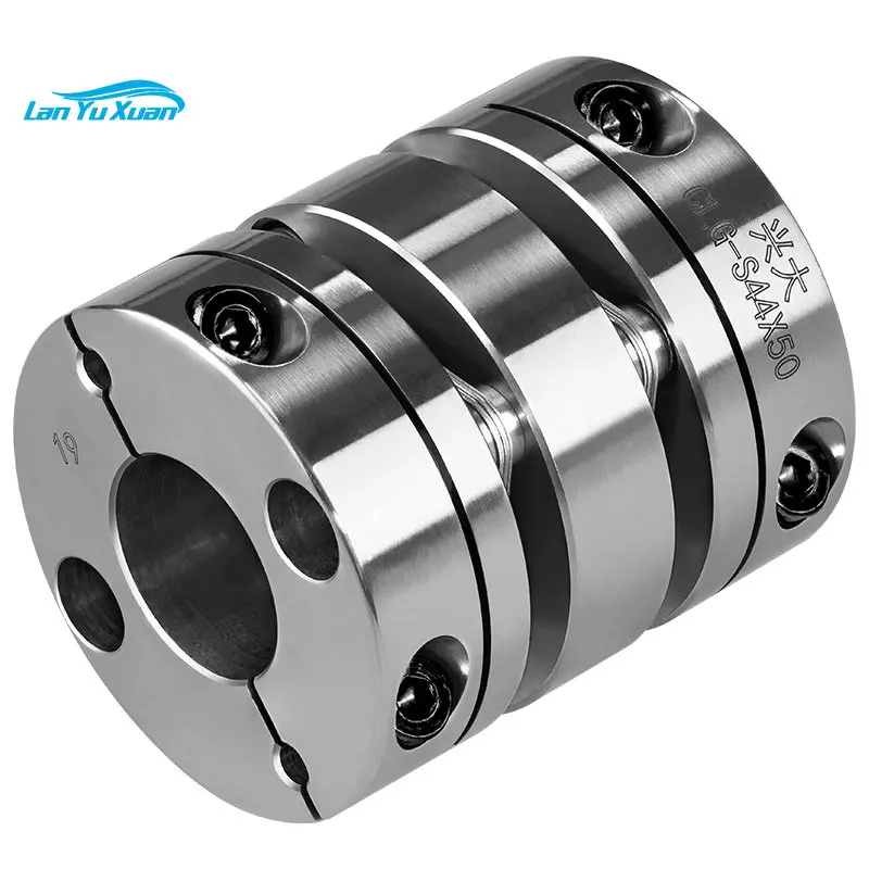 

Xingda CLG-S stainless steel double diaphragm clamping coupling large torque elastic servo motor