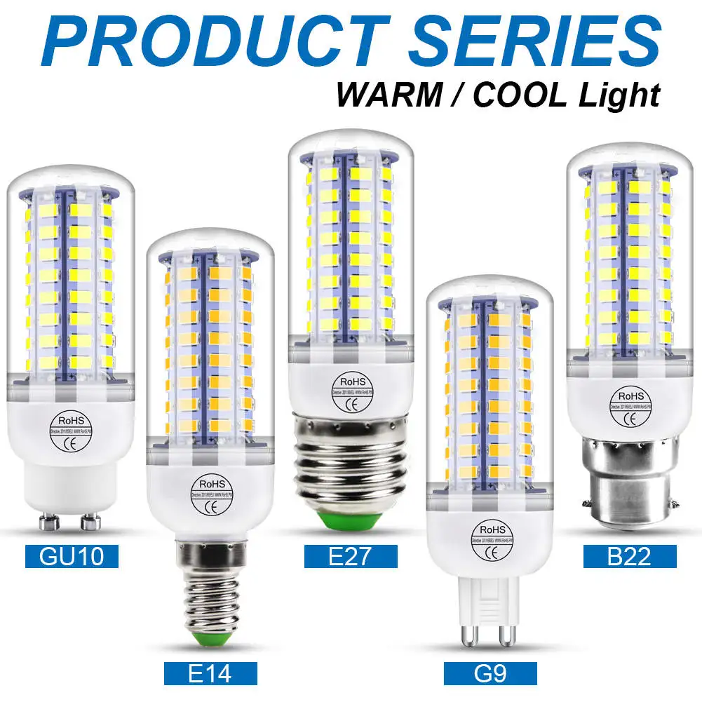 Лампочка светодиодная E27 E14 GU10 3 Вт 5 7 9 12 15 G9 Edison B22 |