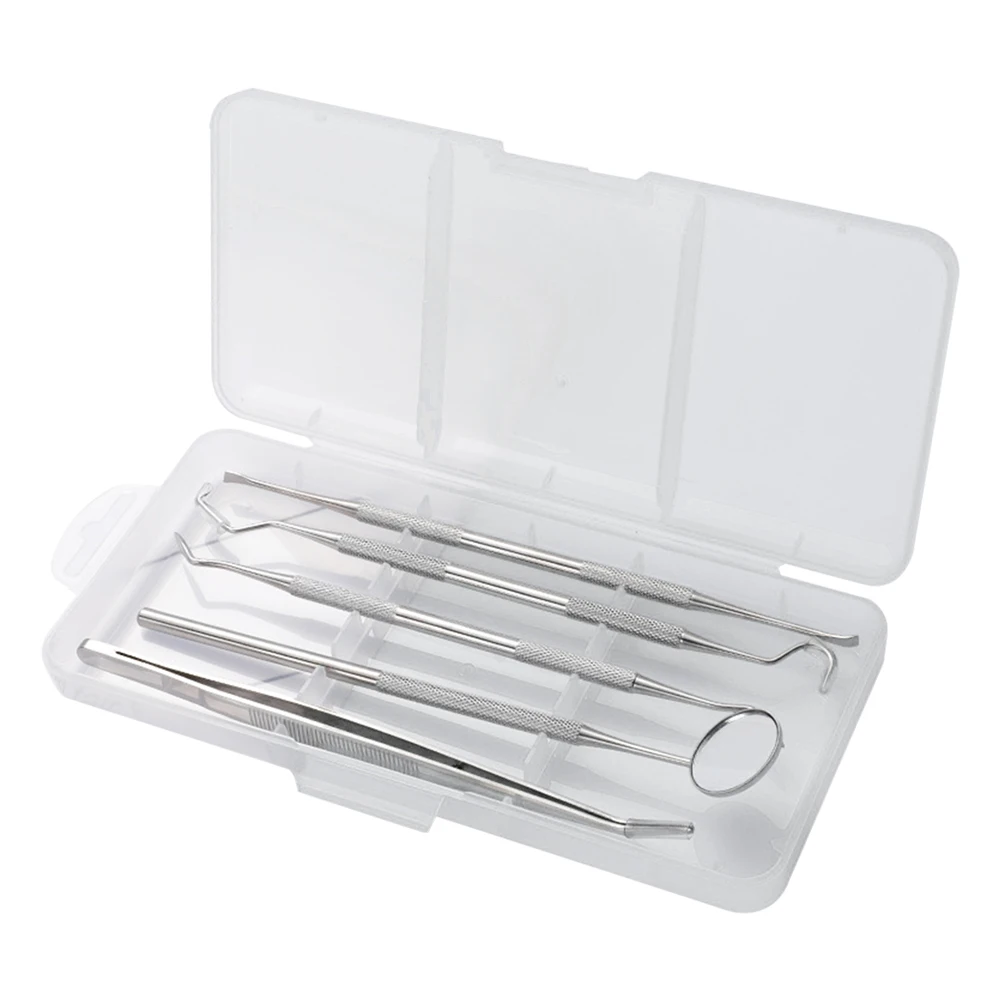 

5Pcs Dental for Teeth Tartar Stain Tooth Calculus Remover Plaque Cleaner for Tartar Removal Scaling Calculus Tool