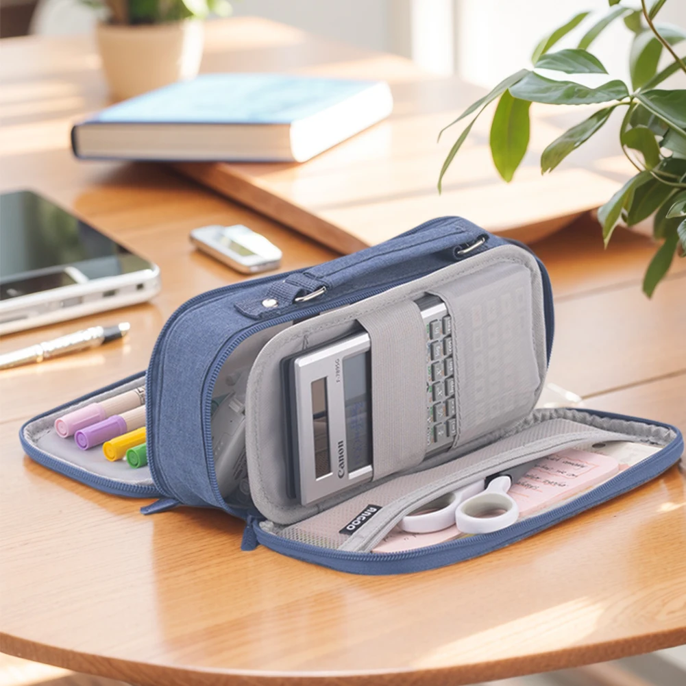 Сумка Для Фотографий Большой Емкости С Ручкой. Простой Дорожный Пенал.