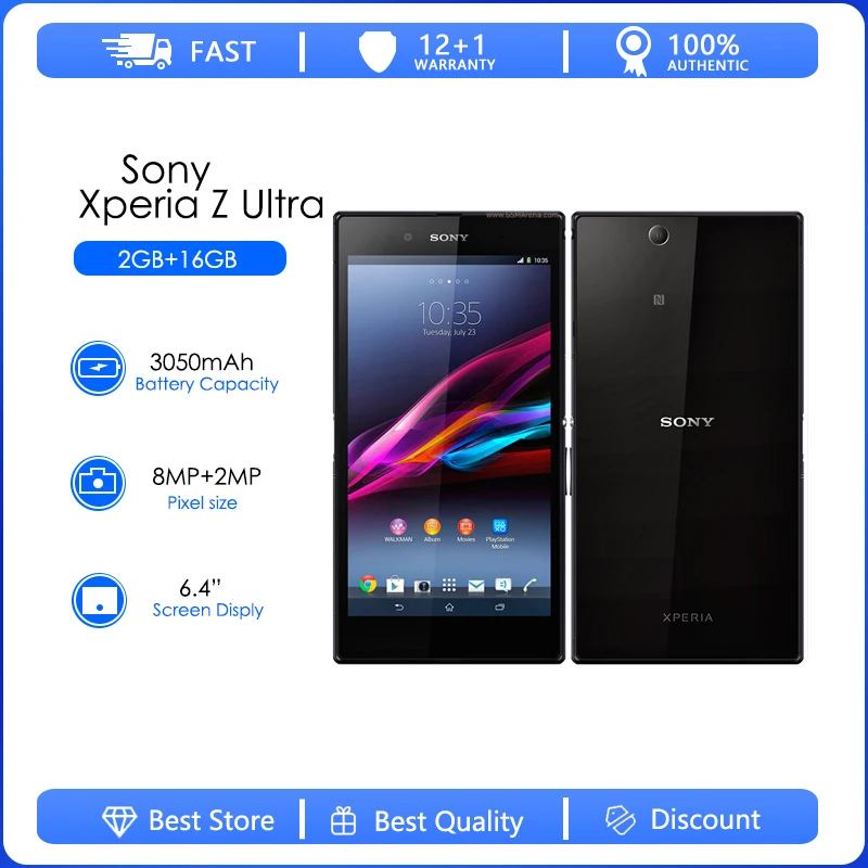 Sony Xperia Z Ultra LTE C6833 Refurbished-Original Unlocked 