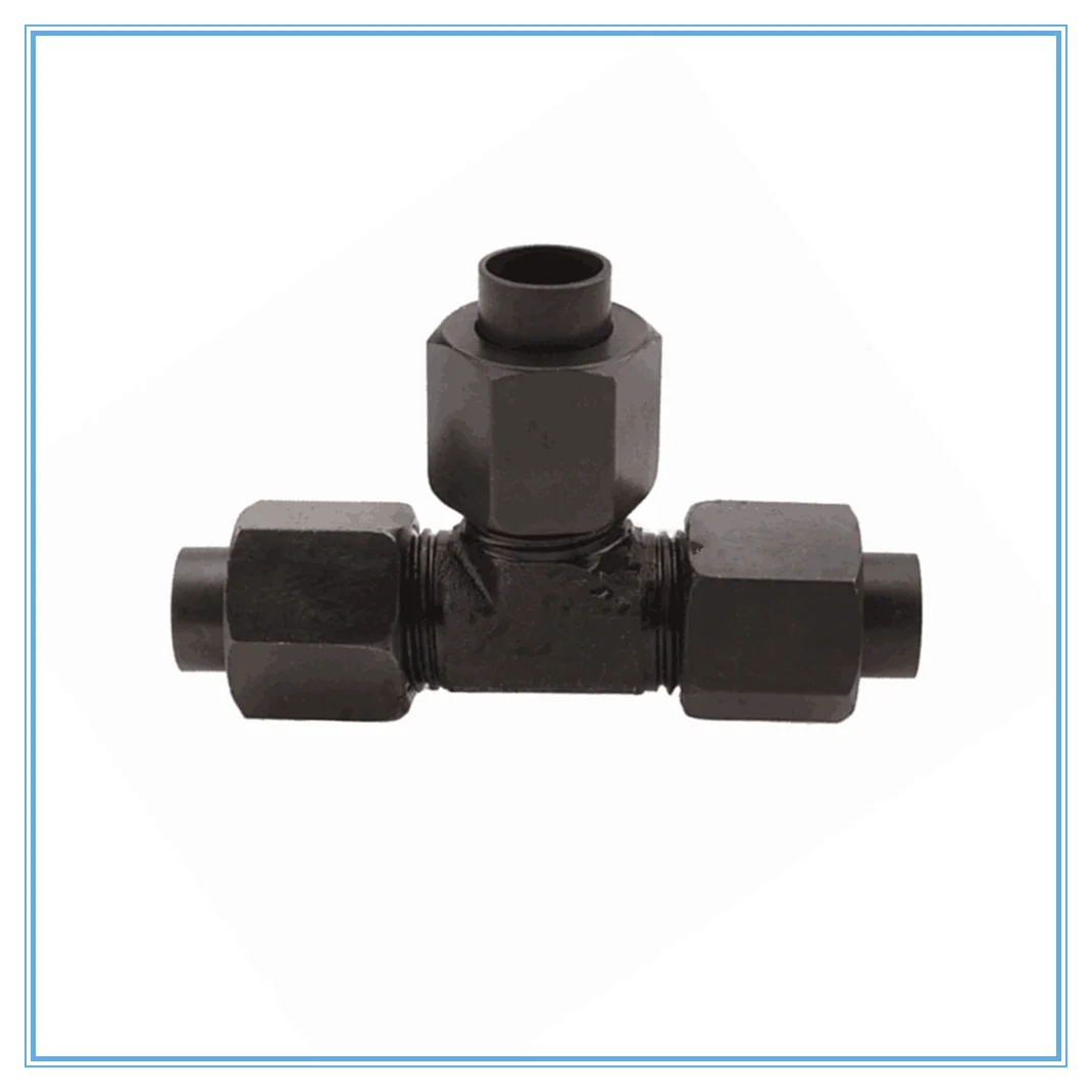 

High pressure oil pipe joint carbon steel 8mm reaming joint Marine joint expansion three pass Pipe Fitting