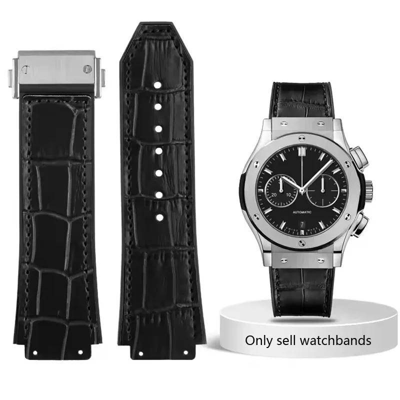 Ремешок для часов из воловьей кожи HUBLOT Hengbao Yubo Classic Fusion Big Bang силиконовая цепочка