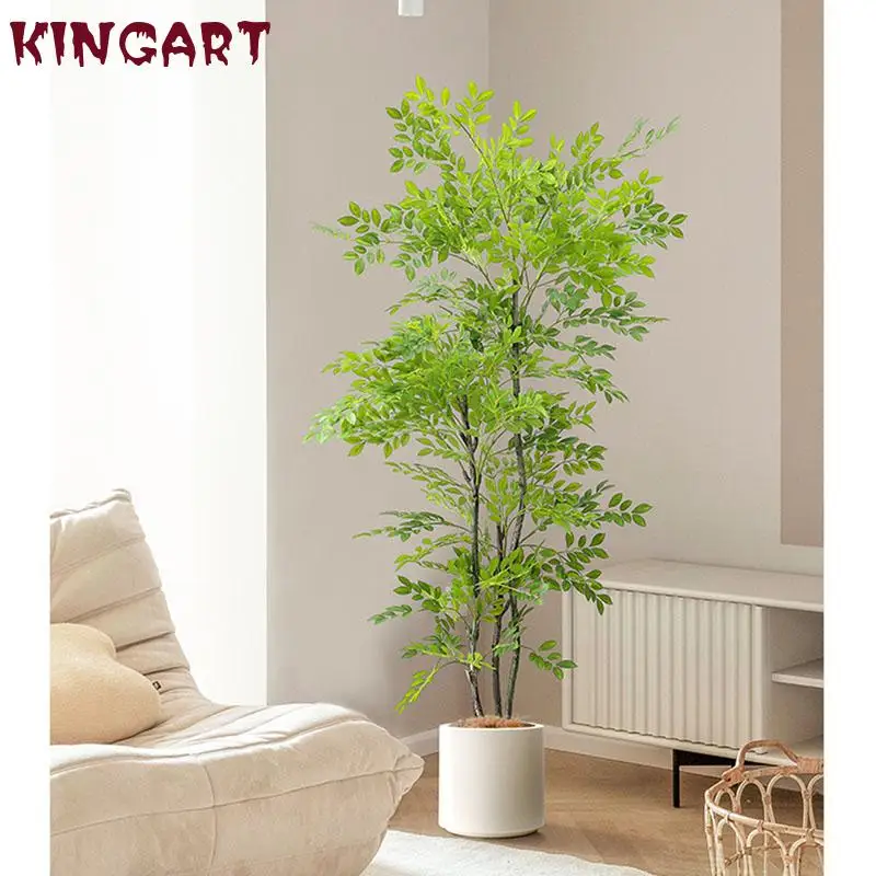 5 9 футов искусственное дерево поддельные тропические кустарные растения