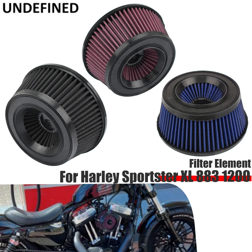 

Впускной воздушный фильтр для Harley Touring Electra Glide Sportster 883 1200 Softail Dyna, сменный элемент сердечника для мотоцикла