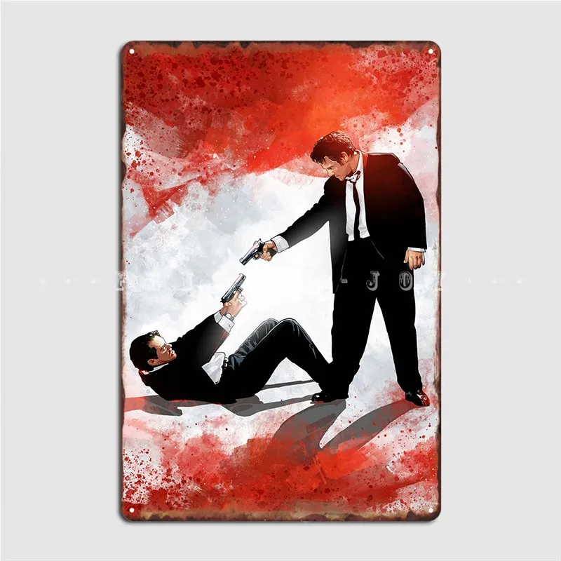 

Reservoir Dogs Metal Sign Club Home Club Bar Designing Plates Tin Sign Posters