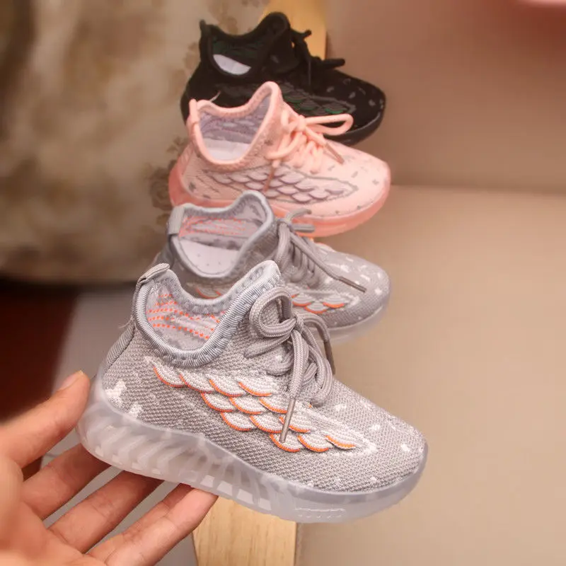 

Children's Sports Shoes Summer Girls Boys Non-slip Soft Sole Running Shoes Spring and Autumn New 1-7 Years Old Kids Casual Shoes