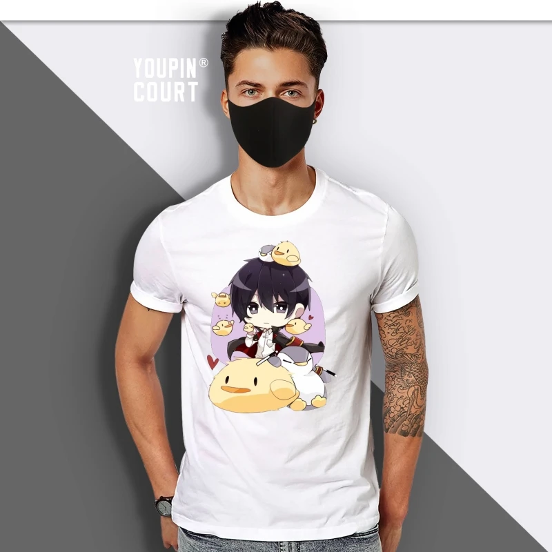 

Новая летняя футболка Chibi hiбари, хлопковая Футболка HITMAN REBORN ofer