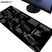 mrgbest large gaming mouse pad non slip laptop gaming mousepad natural rubber csgo game pads stylish office computer mat locked