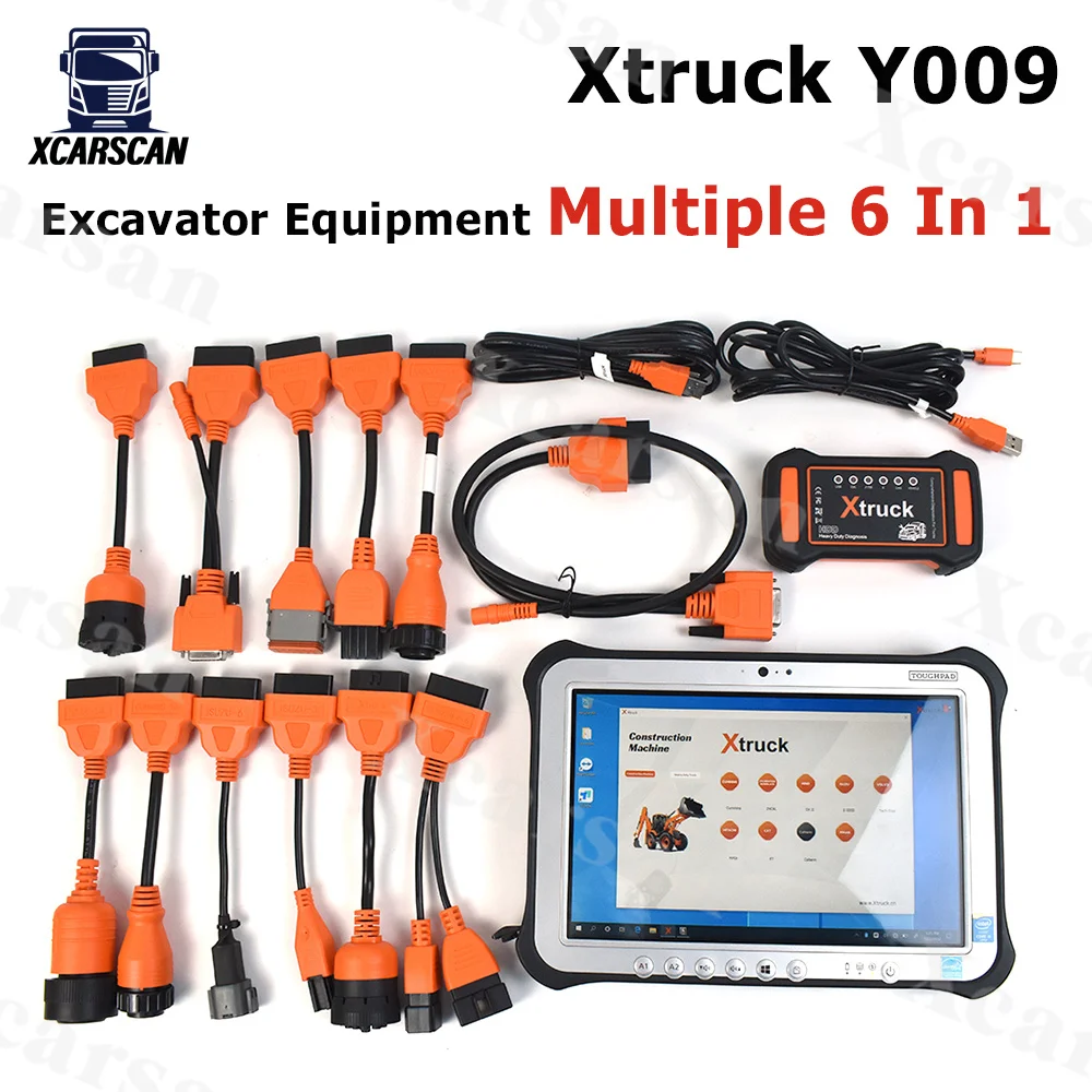 6 в 1 строительный экскаватор Xtruck Y009 поддержка многобрендового коммерческого
