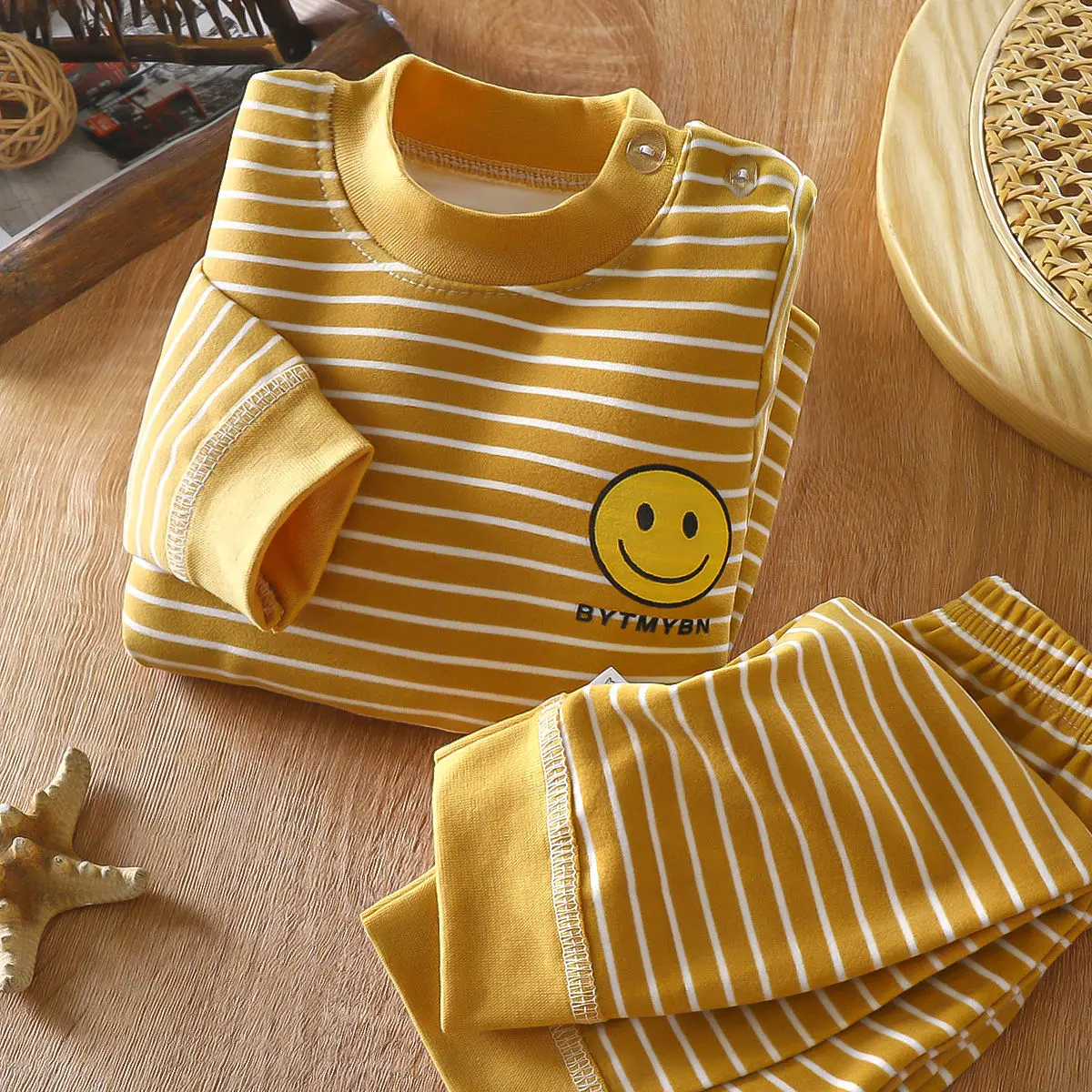 

Children's Autumn Clothing Autumn Pants German Velvet Underwear Set Boys Girls' Home Clothing Spring Winter Pajamas Sets