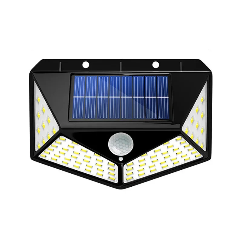 Светодиодный настенный светильник на солнечной батарее с датчиком движения