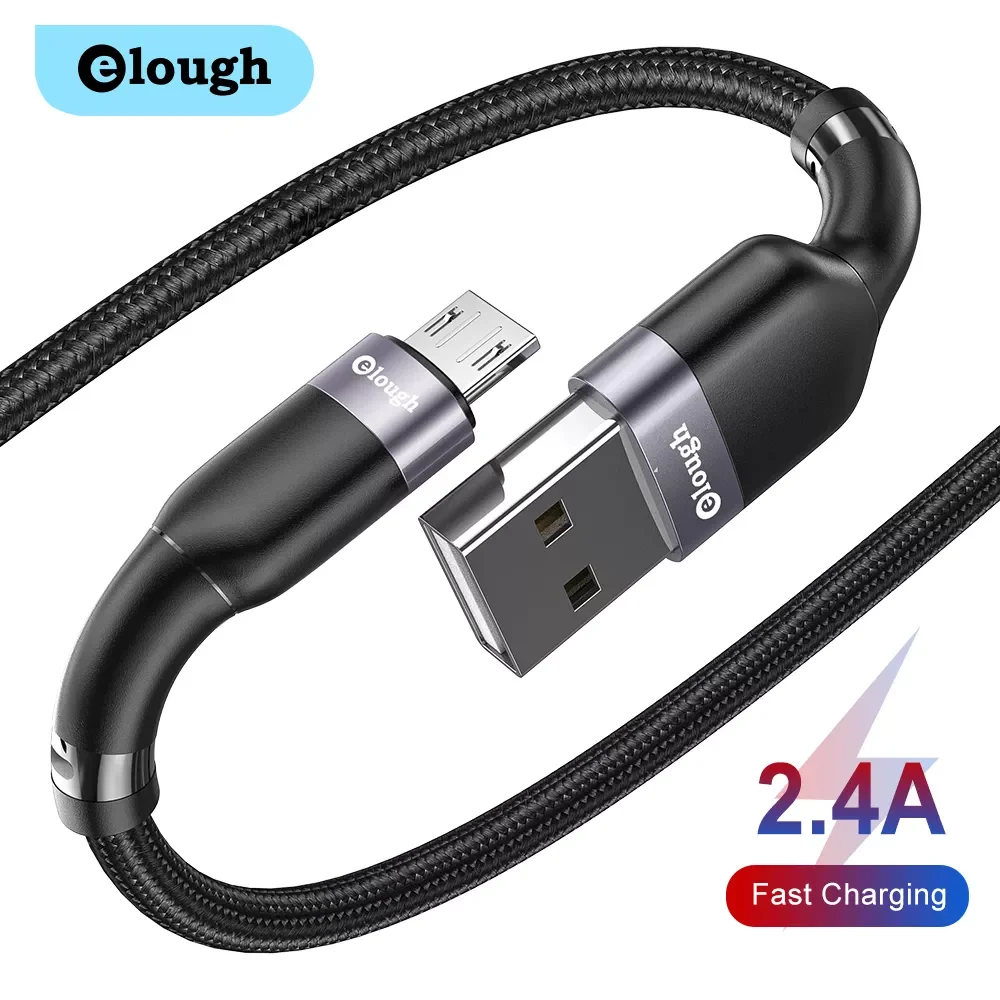 

Elough Micro USB Cable 3A Fast Charging Phone Charger Fast Charging Wire For Samsung Xiaomi Android Smartphone Phone USB Cable