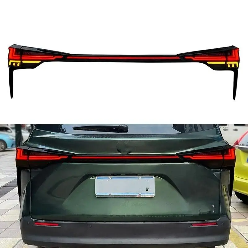 

Рисунок 1 из 6 дюймов, задний ходовой фонарь с фокусировкой, тормозной сигнал, задний динамический знак поворота, подходит для Sienna 2021-2023