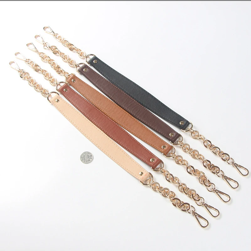 

Сменный ремешок «сделай сам», ремни из искусственной кожи на цепочке, ремни на плечо, сумка через плечо, черный ремешок с ручкой из искусстве...