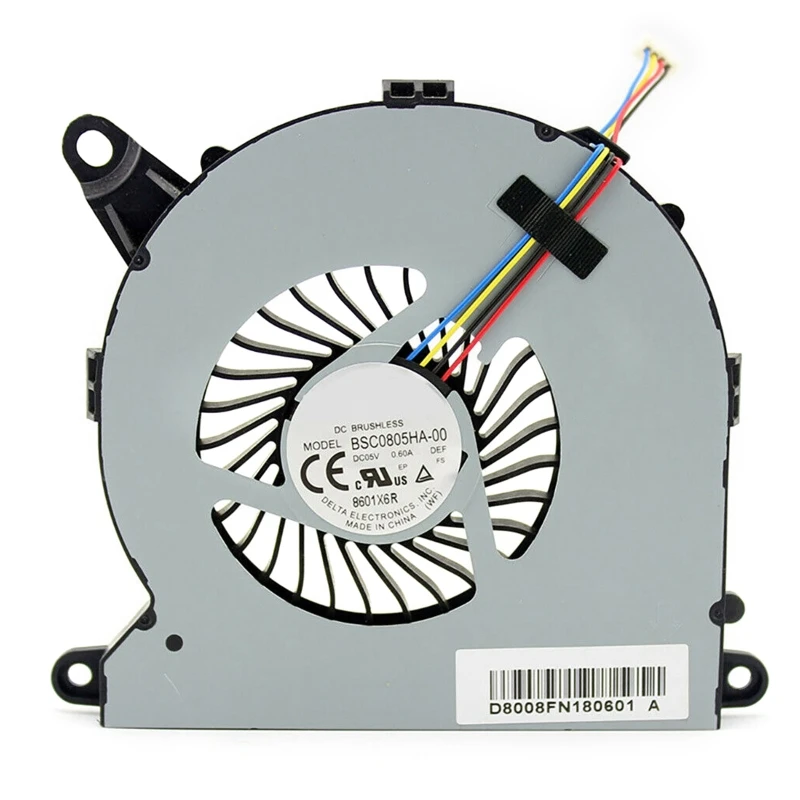 

New Original CPU Cooling Fan For Intel NUC8I7BEH NUC8 I5 I7 Computer Fan BSC0805HA-00 DC 5V 0.60A 1Z24L9R 4 PIN