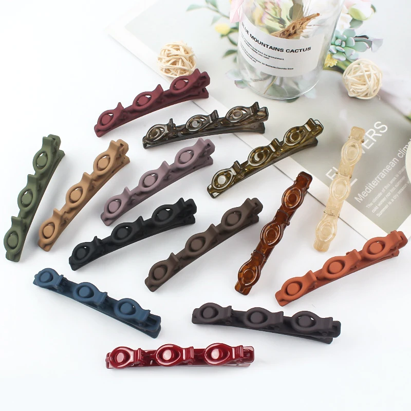 

Elegant Texture Braid Hairpins Sweet Hair Decorate Clips Bangs Hold Clip Cute Barrettes Hairgrip Duckbill Clip Hair Accessories