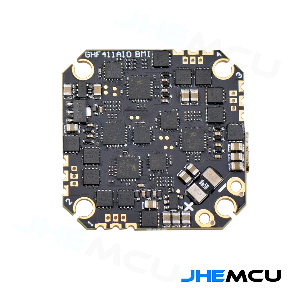 JHEMCU GHF411AIO-BMI 40A F411 Контроллер полета BLHELIS 4 в 1 ESC 2-6S 25.5X25.5mm для радиоуправляемых FPV