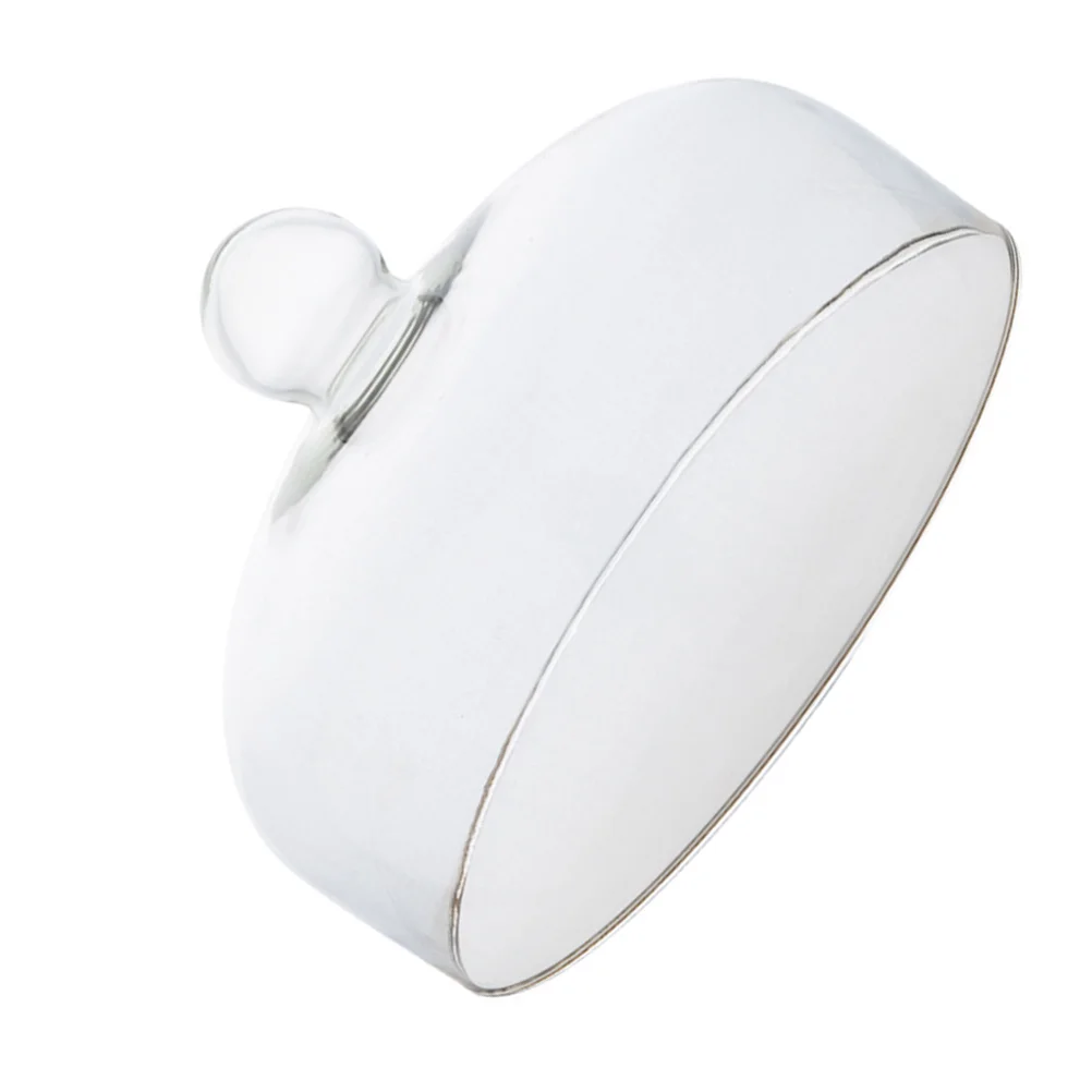 

Cake Display Cover Round Clear Glass Cloche Dome Glass Cake Dome Cover Plate Lid Serving Platter Dessert Plate Cover for Home