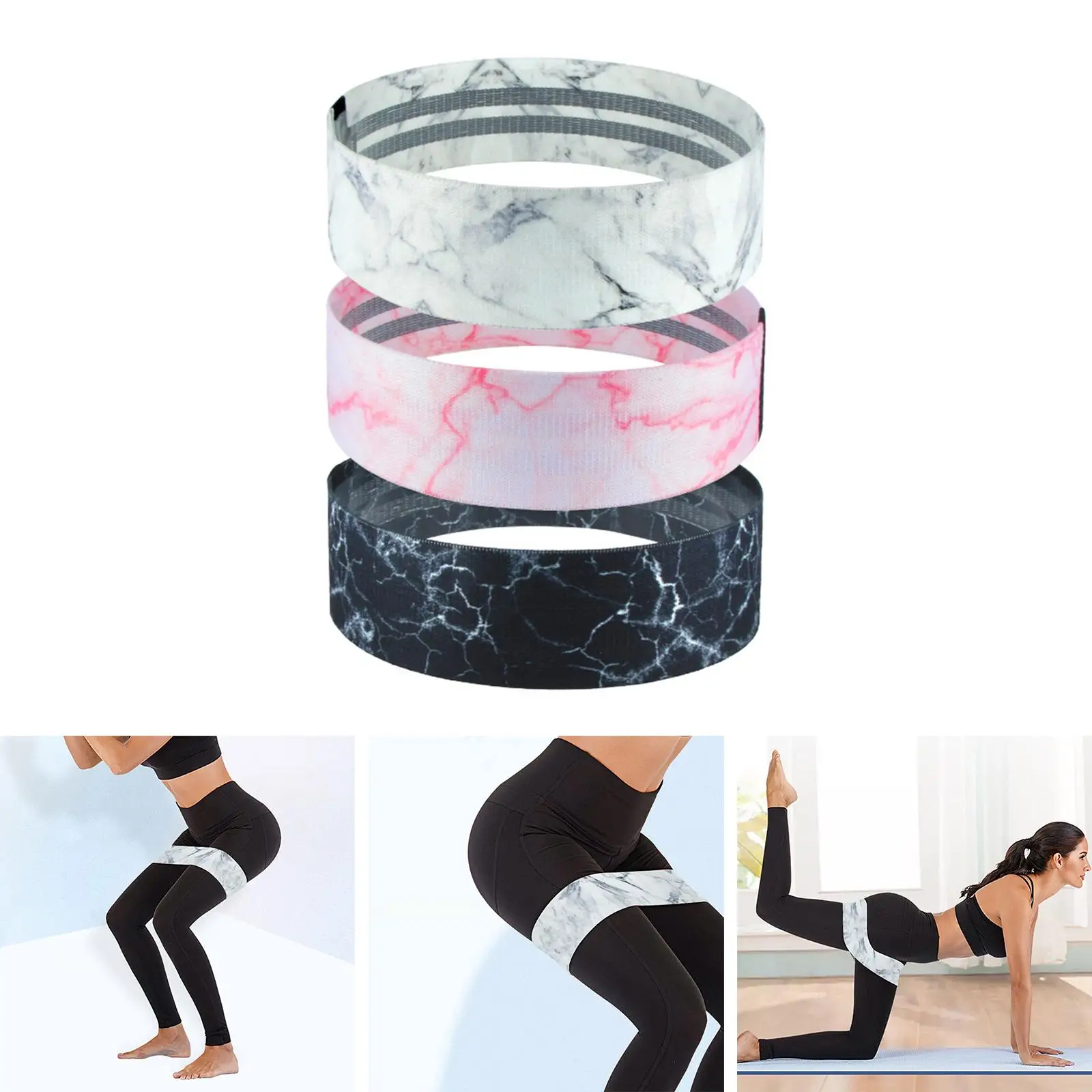 Resistance Bands Non Slip Squat for Legs and Butt Exercise Rehab