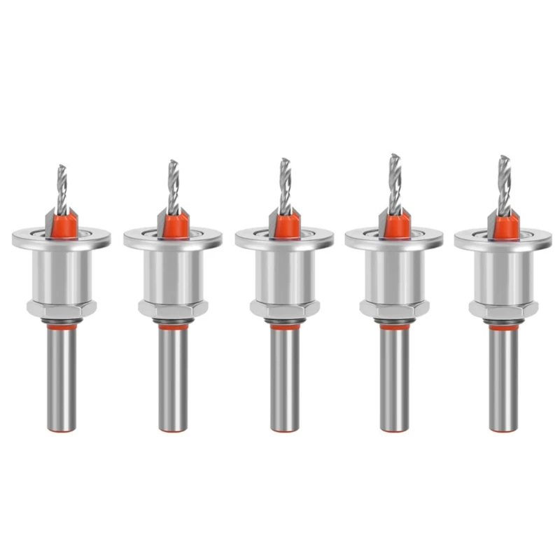 

Adjustable Limiter Alloy Bit Drill Bits Woodwork Countersunk Drill Bit 8mm Shank Tip Diameter:2.8mm/3mm/3.2mm/3.5mm/4mm