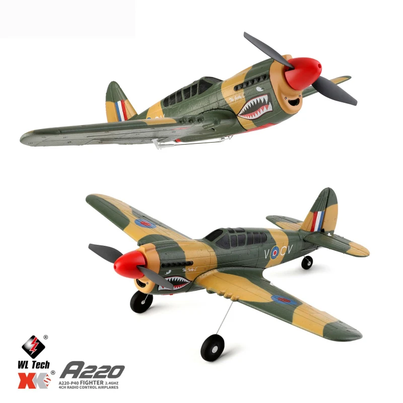 

Модель трюкового самолета WLtoys XK A220 4Ch 6G/3D, 6-осевой стабильный самолет с дистанционным управлением, Электрический радиоуправляемый самолет, ...