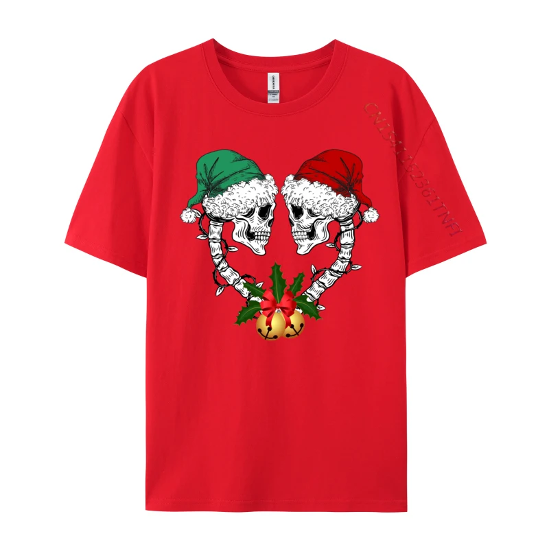 Праздничные колокольчики рождественские футболки с черепом новейшие короткими