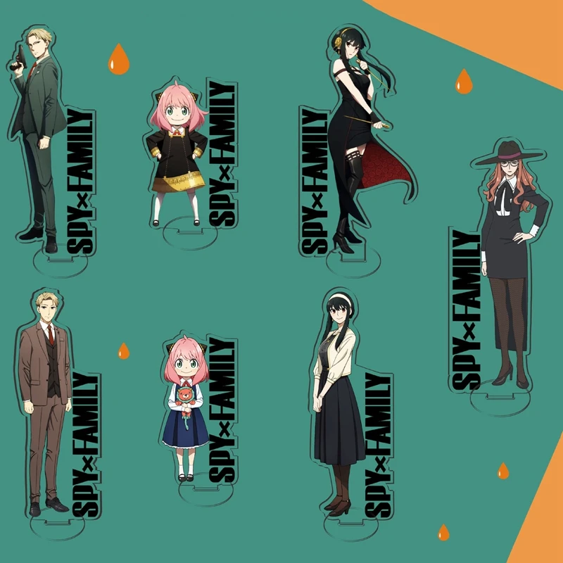 

Anime Figure SPY×FAMILY Acrylic Stand Ornaments Peripheral Forger Anya Yor Loid Figurines Model Plate Desk Standing Signs Decor
