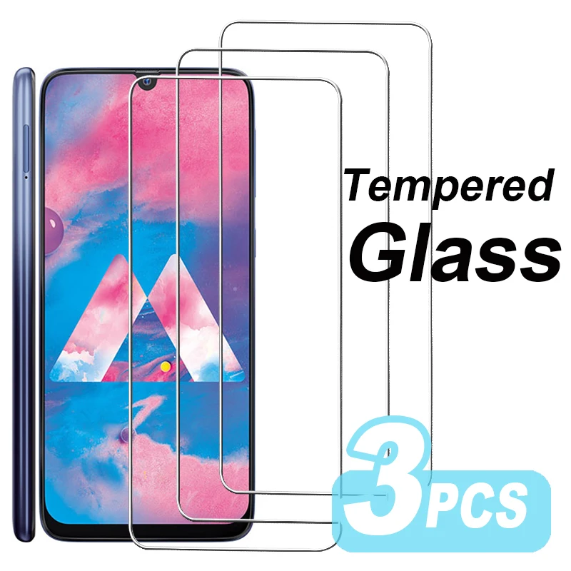 

3pcs tempered glass for samsung galaxy a10 a14 a20 a30 a31 a34 a40 protective screen protector glass on a50 a51 a71 a70 a80 a90