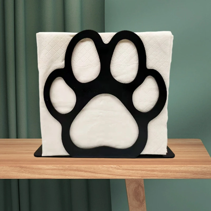 2 шт. черный металлический держатель для салфеток на обеденном столе , вертикальный диспенсер бумажных полотенец для дома, кухни, ресторана, пикника и вечеринки.