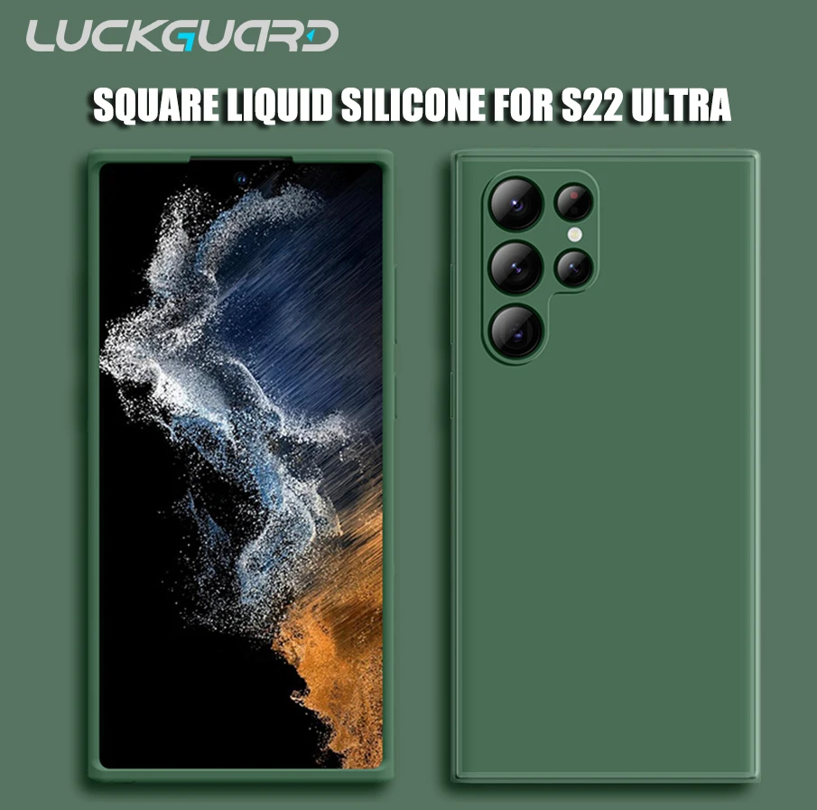 

Ультратонкий силиконовый чехол для Samsung Galaxy S22 Ultra S21 Plus