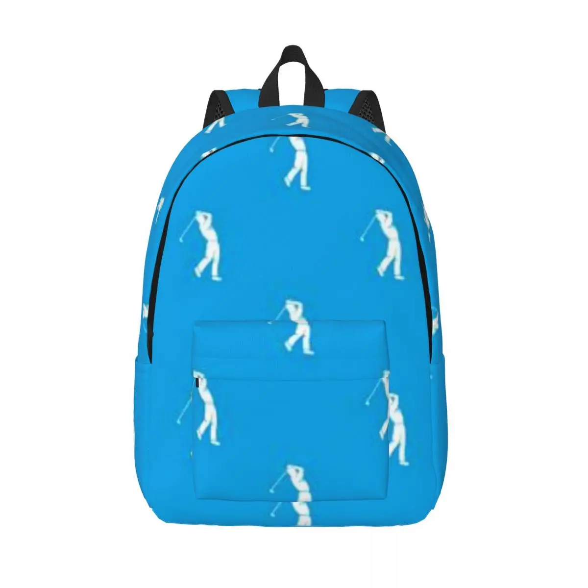 

Golf Player Pattern Backpack Male School Student Backpack Female Large Capacity Laptop Backpack