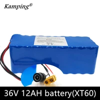 new 36v battery pack 18650 12 8ah 10s4p electric bicycle deep cycle battery for 500w motor ebike with 15a bms 48v battery pack