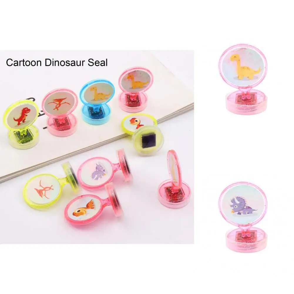 

Reliable 10Pcs Useful Self-Inking Rubber Stamps Compact Rubber Stamps Press Effortless for Children