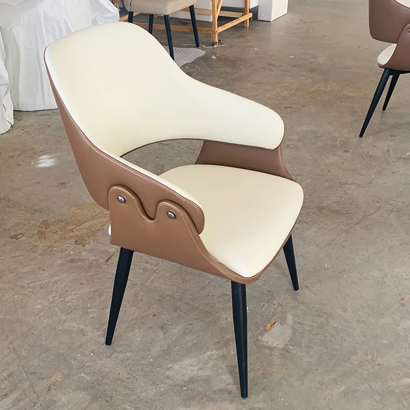 

Hotel Handrail Dining Chairs Fallow Comfort Nordic Conference Bedroom Dining Chairs Single Luxury Muebles Hogar Furniture QF50DC