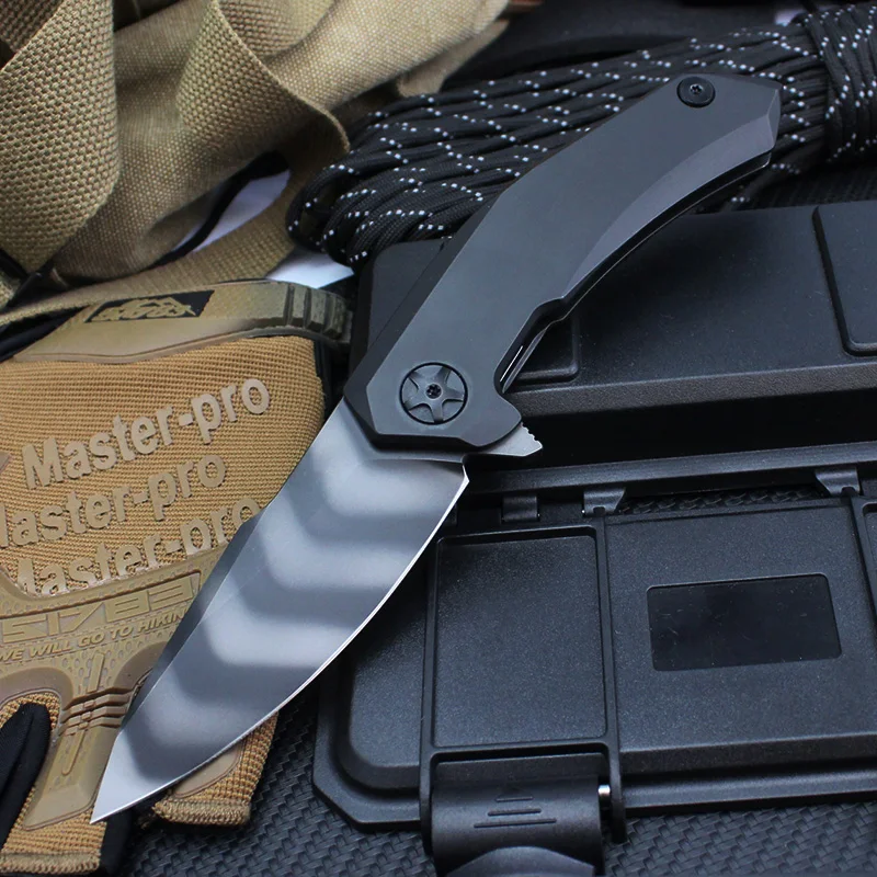 Карманный складной нож ZT 0095 с титановой ручкой