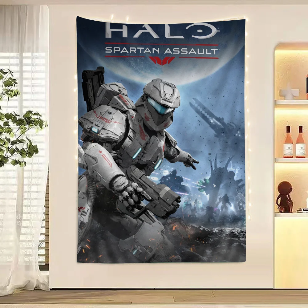 Классические игры серии H-Haloes1-5 красочный гобелен настенный хиппи цветы