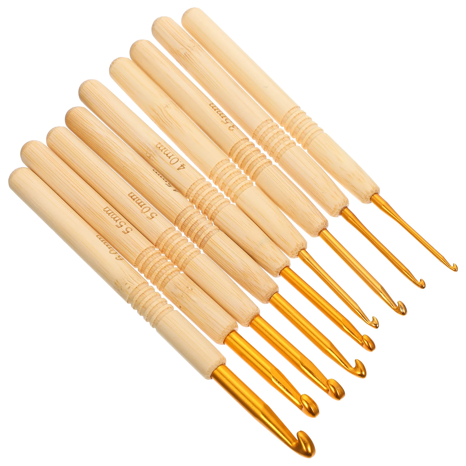 

Crochet Hookknitting Hooks Needle Set Yarnergonomic Weaving Crocheting Handle Metal Craft Hands Arthritic Wooden Kits Weave
