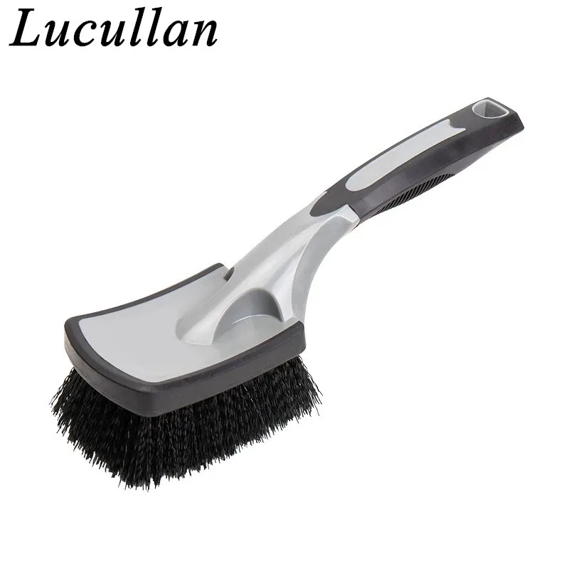 

Lucullan резиновая ручка, инструменты для чистки шин, мягкая щетина, автомобильные колеса, щетки для детализации крыльев