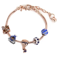 fashion hot jewelry cute cartoon bracelet hot air balloon love pumpkin beads beaded korean bracelets for women charm jewelry
