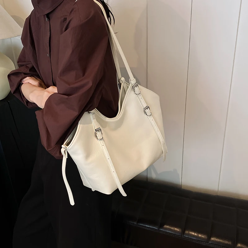 Женская сумка-тоут из ПУ кожи с регулируемым ремешком